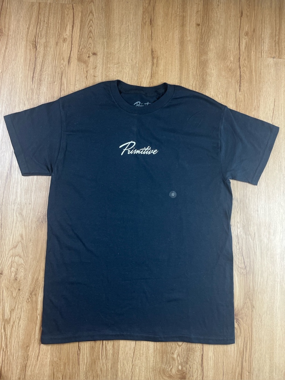 Primitive Skateboarding Logo T-Shirt Black Men’s Medium Cotton Streetwear NWOT